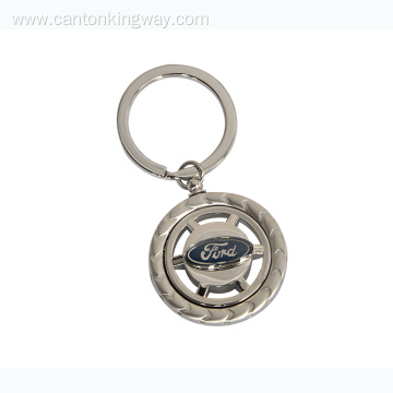 Metal Key Chain with Car brand Compass